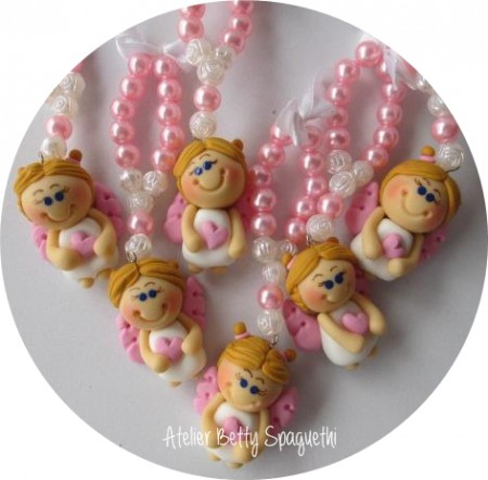 Dezena artesanal com anjinho personalizado